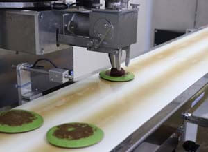 Matcha Dorayaki in production