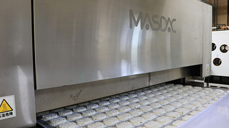 Entrance to the tunnel oven