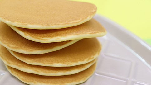 生粉のパンケーキ